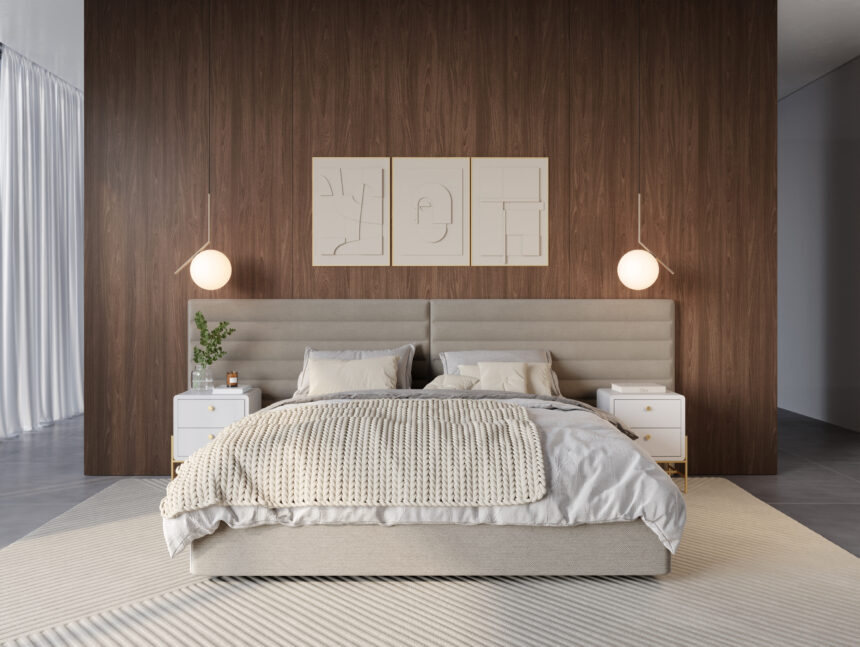 Base Letto + Cabeceira Nord Gomado Horizontal
