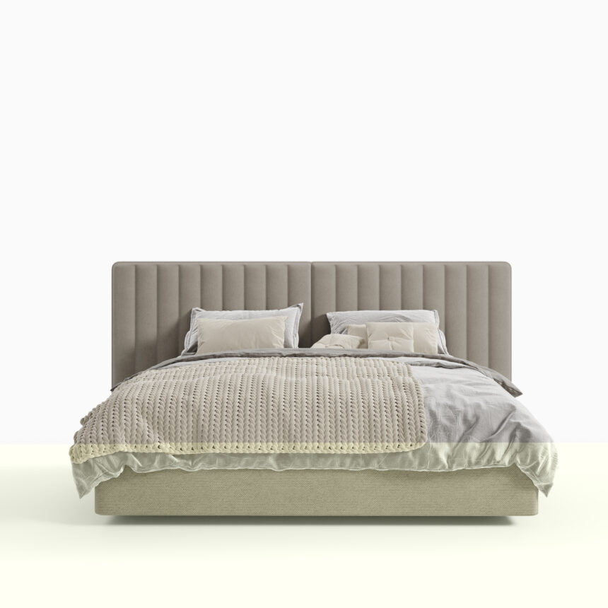 Base Letto + Cabeceira Nord Gomado Vertical - Imagem 2